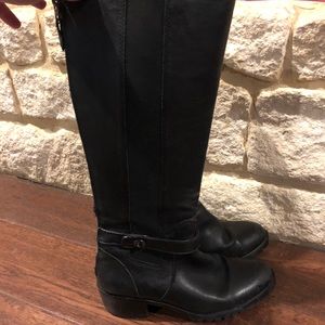 Black riding boots